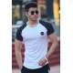 Madmext White Basic T-shirt for Men 30113011 - Beyaz