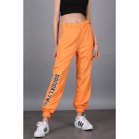 Mad Girls Orange Sweatpants MG1102 - Turuncu