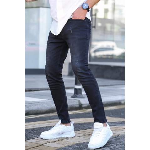 Men Black Slim Fit Jeans 5751 - Siyah