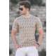 Madmext Camel Oversize T-shirt for Men 5119 - Camel