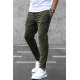 Madmext Men Khaki Jogger Trousers 4242 - Haki