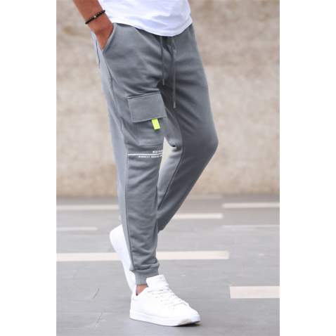 Madmext Men Dye Gray Trousers 5420 - Boyalı gri