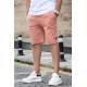 Madmext Soft Pink Basic Capri for Men 2908 - Pudra