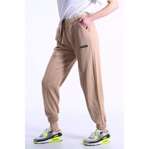 Mad Girls Camel Jogger Sweatpants MG303 - Camel