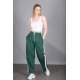 Mad Girls Green Bell Bottom Sweatpants MG1294 - Yeşil