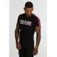 Madmext Black Printed T-shirt for Men 4105 - Siyah