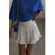 Mad Girls Pleated White Skirt MG1385 - Beyaz