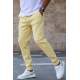 Madmext Men Plain Yellow Sweatpants 5433 - Sarı