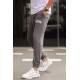 Madmext Men Printed Smoke Gray Sweatpants 5616 - Füme