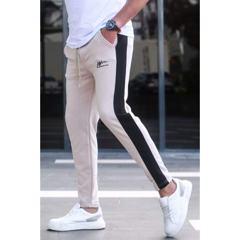 Madmext Men Beige Sweatpants 5618 - Bej