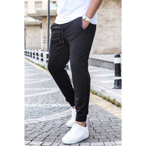 Madmext Black Sweatpants 5264 - Siyah