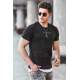 Madmext Black Basic T-shirt for Men 4473 - Siyah