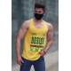 Madmext Yellow Printed T-shirt for Men 4042 - Sarı