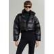 Mad Girls Black Puffer Jacket MG1398 - Siyah