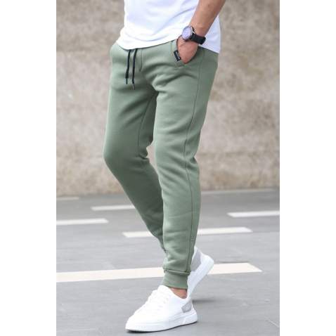 Madmext Men Plain Khaki Sweatpants 4210 - Haki