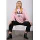 Mad Girls Pink Sweatshirt MG1208 - Pembe