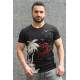 Madmext Black Printed T-shirt for Men 3026 - Siyah