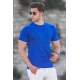 Madmext Indigo Oversize T-shirt for Men 5119 - İndigo