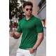 Madmext Men Knitwear Green Polo T-shirt 5078 - Yeşil