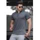 Madmext Men Anthracite Polo T-shirt 9281 - Antrasit