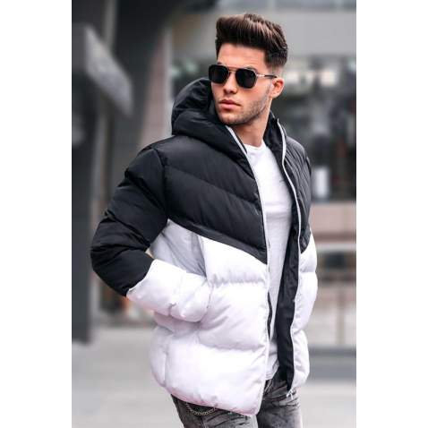 Men Black Puffer Jacket 5700 - Siyah