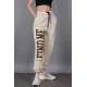 Mad Girls Beige Sweatpants MG1101 - Bej