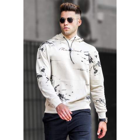 Madmext Men Beige Sweatshirt 5291 - Bej