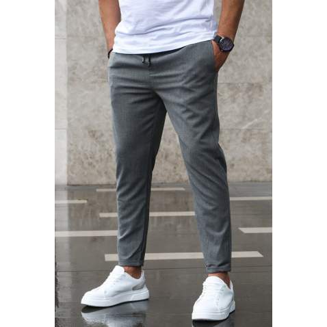 Madmext Men Anthracite Jogger Trousers 4242 - Antrasit