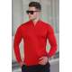 Madmext Men Red Sweatshirt 5176 - Kırmızı