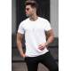 Madmext Men Plain White T-shirt 3006 - Beyaz