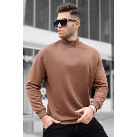 Madmext Men Brown Sweatshirt 5329 - Kahverengi