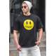 Madmext Printed Black T-shirt for Men 5206 - Siyah