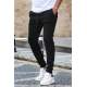 Madmext Men Black Sweatpants 2080 - Siyah