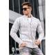 Madmext White Cardigan For Men 5611 - Beyaz