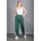 Mad Girls Green Bell Bottom Sweatpants MG1294 - Yeşil