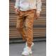 Madmext Men Slim Fit Tan Cargo Trousers 5688 - Taba