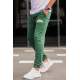 Madmext Printed Green Sweatpants For Men 5616 - Yeşil