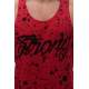 Sleeveless T-Shirt In Printed Red 2888 - Kırmızı