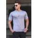 Madmext Gray T-shirt for Men 5089 - Gri