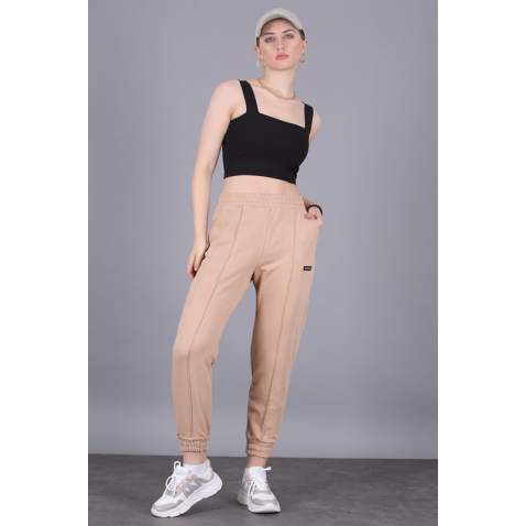 Mad Girls Camel Jogger Sweatpants MG303 - Camel