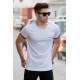 Madmext White Basic T-shirt for Men 4498 - Beyaz