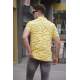 Madmext Men Yellow Polo T-Shirt 5817 - Sarı