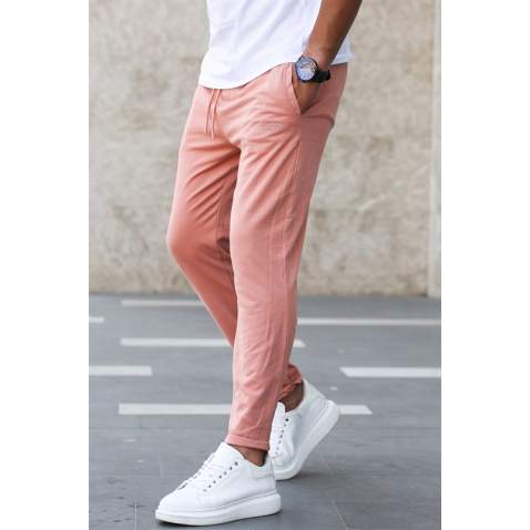 Madmext Soft Pink Basic Sweatpants 2925 - Pudra