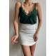 Mad Girls White Mini Skirt MG1439 - Beyaz