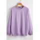 Mad Girls Purple Plain Sweatshirt MG806 - Lila