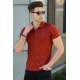 Madmext Maroon Polo Shirt for Men 4537 - Kiremit