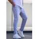 Dye Gray Basic Jogger Trousers 5474 - Boyalı gri