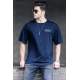 Madmext Men Navy Blue T-shirt 4968 - Lacivert