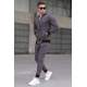 Madmext Printed Beige Tracksuit For Men 5321 - Bej