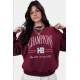 Mad Girls Maroon Sweatshirt MG930 - Bordo